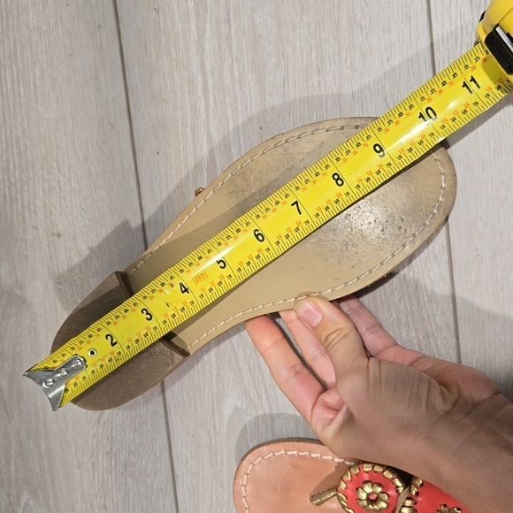 Jack Roger's Womens Hobo Boho Sandals T strap Sandals Flats shoes sz 7M - Picture 14 of 15